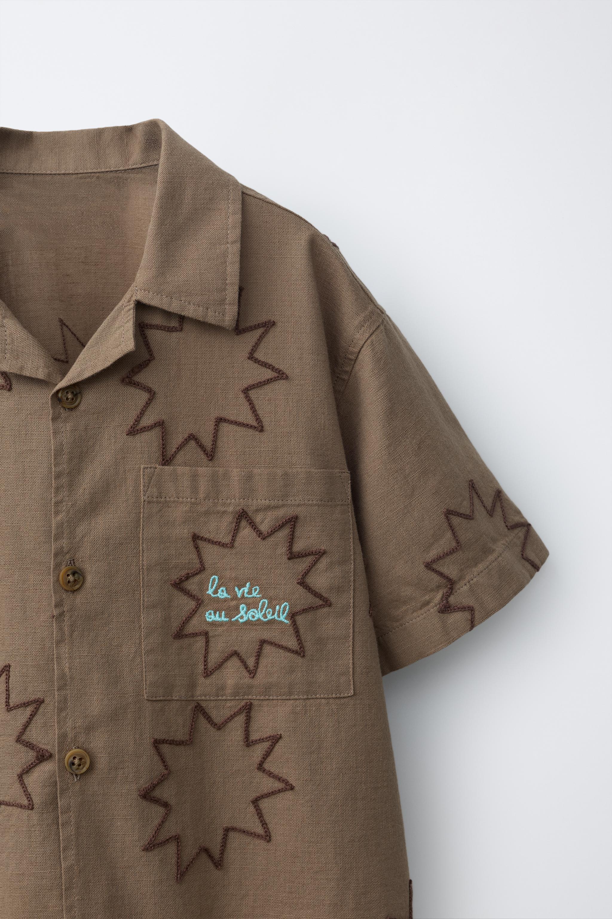 EMBROIDERED SUNS SHIRT